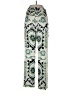 R.G. Kane Print Green Casual Pants Size L - photo 2
