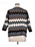 J.Jill Chevron-herringbone Brown Pullover Sweater Size XL - photo 2