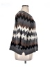 J.Jill Chevron-herringbone Brown Pullover Sweater Size XL - photo 4