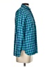 J.Crew 100% Cotton Checkered-gingham Teal Long Sleeve Blouse Size 00 - photo 4