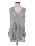 Cut Loose Gray Sleeveless Blouse Size S - photo 1