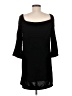 Zara Basic Solid Black Casual Dress Size M - photo 2