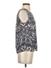 Talbots Outlet 100% Polyester Silver Sleeveless Blouse Size S - photo 4