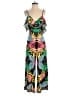 Flying Tomato 100% Rayon Tropical Green Jumpsuit Size S - photo 1