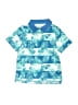 The Children's Place Tropical Blue Short Sleeve Button-Down Shirt Size 2T - photo 1