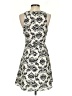 Alex + Alex 100% Polyester Print Ivory Cocktail Dress Size XS - photo 2