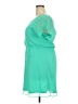 The Limited 100% Polyester Solid Teal Casual Dress Size XXL - photo 5