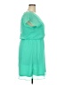 The Limited 100% Polyester Solid Teal Casual Dress Size XXL - photo 4