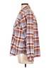 Maurices Plaid Brown Blue Long Sleeve Button-Down Shirt Size L - photo 5
