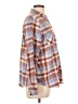 Maurices Plaid Brown Blue Long Sleeve Button-Down Shirt Size L - photo 4