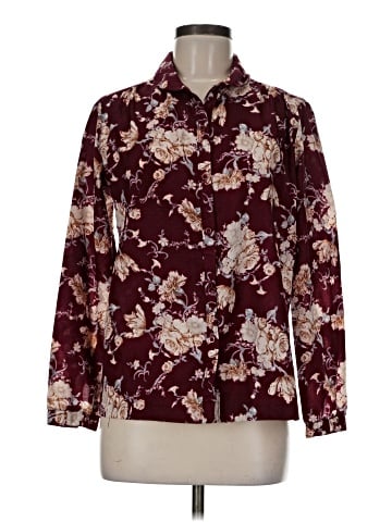 Ship'n Shore Long Sleeve Button-Down Shirt (view 1)