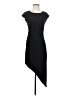 BCBGeneration Solid Black Cocktail Dress Size S - photo 1