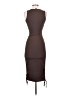 Shein Solid Brown Cocktail Dress Size XS - photo 2