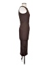 Shein Solid Brown Cocktail Dress Size XS - photo 4