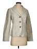 L.L.Bean 100% Cotton Metallic Ivory Blazer Size 0 - photo 1