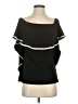 Frank Lyman Design Black Short Sleeve Top Size 2 - photo 1