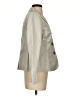 L.L.Bean 100% Cotton Metallic Ivory Blazer Size 0 - photo 4