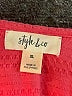 Style&Co Pink Short Sleeve Blouse Size XL - photo 7