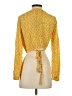 Rhode X Target 100% Rayon Yellow Long Sleeve Blouse Size S - photo 2