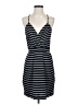 BCBGeneration Stripes Black Casual Dress Size XXS - photo 1