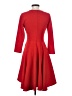 Express Solid Red Cocktail Dress Size S - photo 2