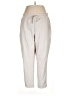Stylus Solid Ivory Casual Pants Size XL - photo 1