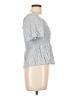 Urban Romantics 100% Rayon Blue Short Sleeve Top Size L - photo 4