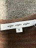 Eight Eight Eight 100% Cotton Brown Turtleneck Sweater Size S - photo 7