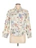 Chico's Print Ivory Jacket Size Med (1) - photo 1