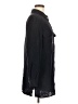 St. John 100% Silk Solid Black Blouse Size M - photo 4