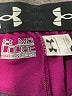 Under Armour 100% Polyester Color Block Purple Athletic Shorts Size M - photo 3