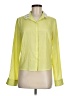 Bebe 100% Polyester Green Long Sleeve Blouse Size M - photo 1