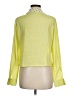 Bebe 100% Polyester Green Long Sleeve Blouse Size M - photo 2