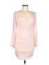 Shein 100% Polyester Pink Cocktail Dress Size 6 - photo 1