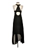 BCBGMAXAZRIA 100% Polyester Solid Black Casual Dress Size XXS - photo 2
