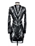Express 100% Polyester Silver Cocktail Dress Size XS - photo 2