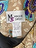 Maggie Sweet 100% Polyester Floral Tan Short Sleeve Blouse Size 2X - photo 7
