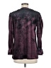 Unbranded 100% Polyester Purple Long Sleeve Blouse Size M - photo 2