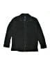 Gap 100% Cotton Solid Black Long Sleeve Button-Down Shirt Size M (youth) - photo 1