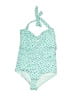 Pez D'Or Hearts Green One Piece Swimsuit Size L - photo 1