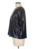 Diane von Furstenberg 100% Polyester Metallic Silver Short Sleeve Top One size - photo 5
