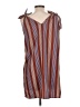 ModCloth Stripes Brown Casual Dress Size L - photo 2