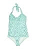 Pez D'Or Hearts Green Swimsuit Top Size L - photo 1