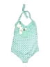Pez D'Or Hearts Green Swimsuit Top Size L - photo 2
