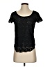 Talula Black Short Sleeve Top Size XS - photo 1