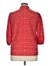Unbranded 100% Polyester Polka Dots Red 3/4 Sleeve Blouse Size XL - photo 2