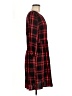 Old Navy 100% Rayon Plaid Red Casual Dress Size M - photo 4