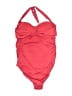 Unbranded Solid Red One Piece Swimsuit Size M - photo 2