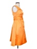 David's Bridal 100% Polyester Orange Cocktail Dress Size 2 - photo 4