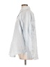 32 Degrees 100% Cotton Color Block Silver 3/4 Sleeve Button-Down Shirt Size L - photo 5